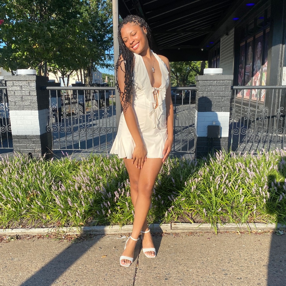 sienna oh polly dress off white